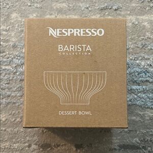 Nespresso Barista Collection Brown Dessert Bowl